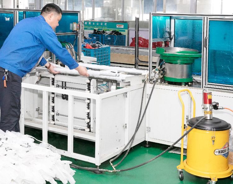 Bensinmotorproduktionslinje